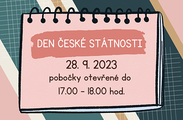 Nyitva tartás a cseh államiság napján 2023. szeptember 28-án