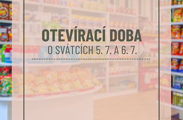 Nyitva tartás 5. 7. és 6. 7.