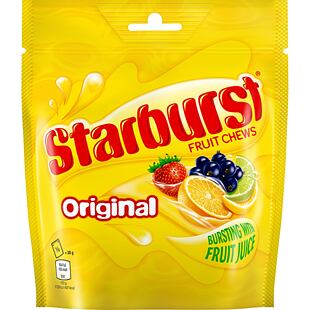 Starburst Original Pouch žvýkací bonbonky s příchutí ovoce 138 g