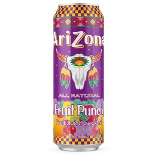 Arizona ovocný koktejl s příchutí ovocného punče 650 ml