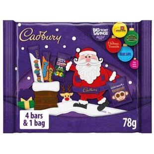 Cadbury výběr čokoládových tyčinek 78 g