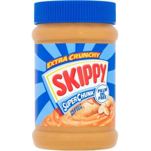 Skippy křupavé arašídové máslo s kousky oříšků 454 g