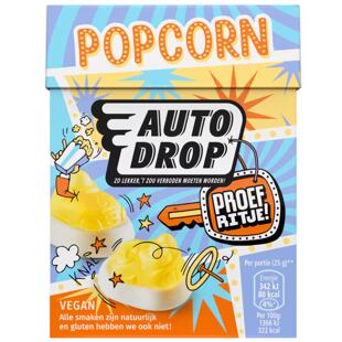 Autodrop žvýkací bonbonky ve tvaru autíček s příchutí popcornu 220 g