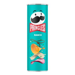Pringles bramborové chipsy s příchutí dresinku Ranch 158 g