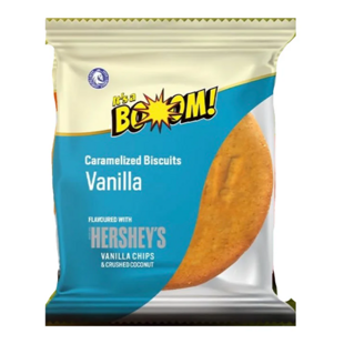 It's a Boom! x Hershey's Cookie s kousky bílé čokolády s příchutí vanilky a kokosu 22 g