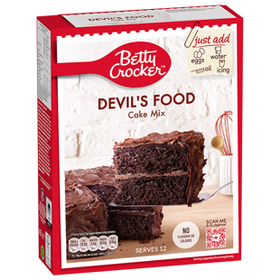 Betty Crocker směs na přípravu čokoládového dortu Devil's Food 425 g
