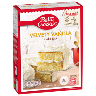 Betty Crocker směs na přípravu dortu s vanilkovou příchutí 425 g