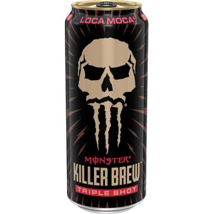 Monster Killer Brew Loca Moca energetický nápoj s příchutí mocha kávy 443 ml