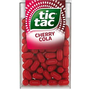 Tic Tac bonbonky s příchutí třešně a koly 18 g