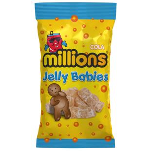 Millions Jelly Babies želatinové bonbony s příchutí coly 150 g