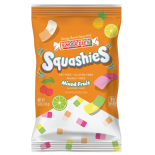 Smarties Squashies žvýkací bonbony s příchutí ovoce 141 g
