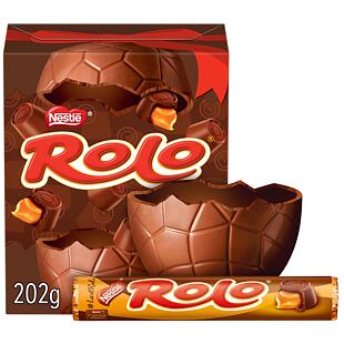 Nestlé Rolo csokoládétojás cukorka és karamell töltelékkel 202 g