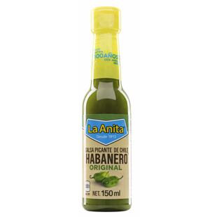 La Anita csípős szósz zöld Habanero paprikával 150 ml