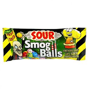 Sour Smog Balls tvrdé kyselé bonbonky 48 g