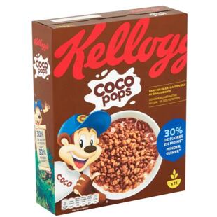 Kellogg's Coco Pops rýžové cereálie s příchutí čokolády 330 g