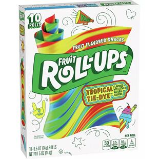 Fruit Roll-Ups měkké pásky s příchutí tropického ovoce 141 g