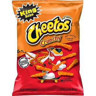 Cheetos Crunchy King Size kukuřičný snack s příchutí sýru 99,2 g