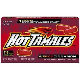 Hot Tamales žvýkací bonbony s příchutí skořice 120 g