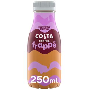 Costa Coffee ledové frappé s příchutí čokoládovo-karamelového brownie 250 ml