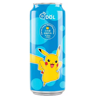 QDOL Pokémon Pikachu sycená limonáda s příchutí citronu 500 ml