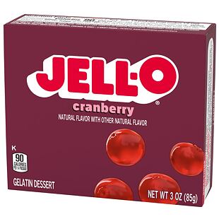 Jell-O instantní želatina s brusinkovou příchutí 85 g