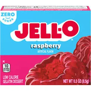 Jell-O instantní želatina bez cukru s příchutí maliny 8,5 g