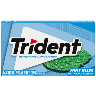 Trident žvýkačky bez cukru s mátovou příchutí 31 g