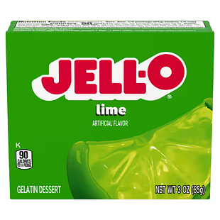 Jell-O instantní želatina s příchutí limetky 85 g