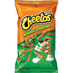 Cheetos Crunchy pálivé křupky s příchutí čedaru a jalapeňo 226,8 g