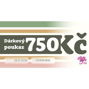 Dárkový Poukaz 750 Kč - online