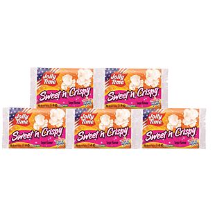 Jolly Time Sweet'n Crispy sladký popkorn 100 g Zvýhodněné Balení 5 ks