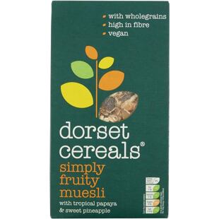 Dorset Cereals ovocné müsli s papájou a ananasem 630 g