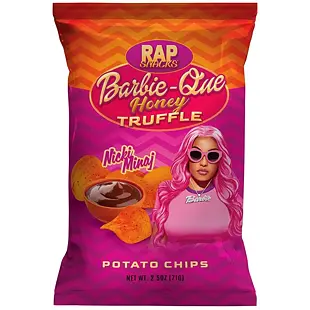 Rap Snacks Nicky Minaj bramborové chipsy s příchutí barbecue a lanýžů 71 g