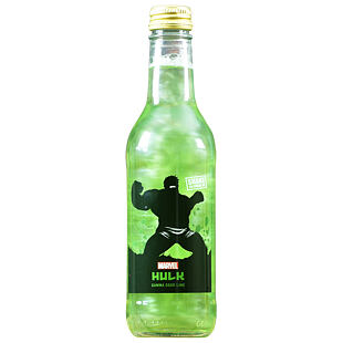 Marvel Hulk třpytivý nápoj s příchutí kyselé limetky 330 ml