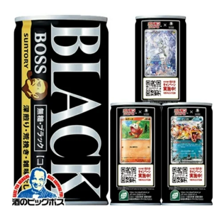 Suntory Boss x Pokémon černá káva 185 ml