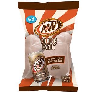 A&W cukrová vata s příchutí kořeněného piva 88 g