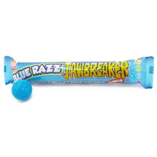 Zed Candy Jawbreaker bonbony se žvýkačkou s příchutí modré maliny 50 g