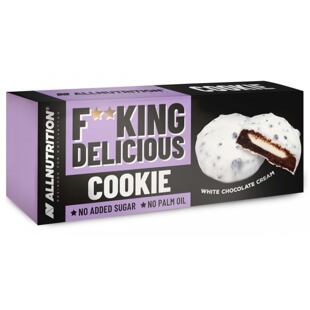 F**KING Delicious Kakaós keksz tejes töltelékkel és cukormázzal, kekszdarabkákkal 128 g