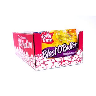 Jolly Time Blast O Butter popkorn s máslovou příchutí 100 g Celé Balení 18 ks