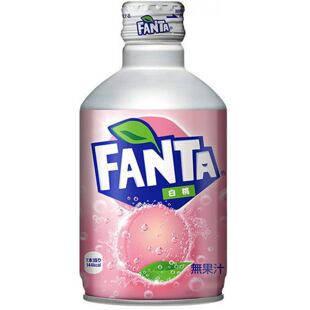 Fanta Aluminium sycený nápoj s příchutí bílé broskve 300 ml