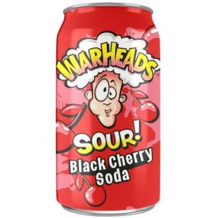 Warheads sycený nápoj s příchutí černé třešně 330 ml