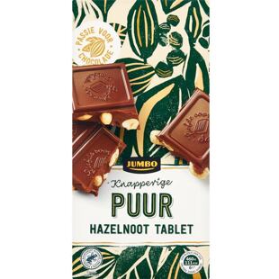 Jumbo hořká čokoláda s lískovými oříšky 200 g