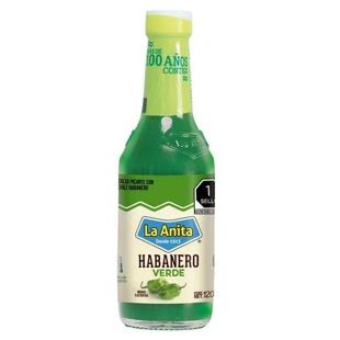 La Anita pálivá omáčka se zelenými Habanero papričkami 120 ml