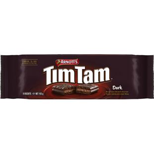 Tim Tam čokoládové sušenky s polevou z hořké čokolády 163 g