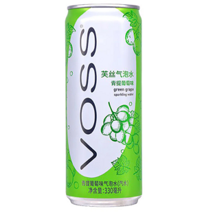 VOSS Sakura perlivá voda s příchutí zeleného hroznu 330 ml