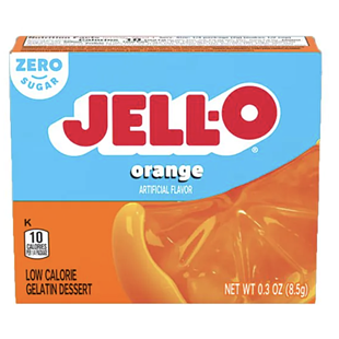 Jell-O instantní želatina bez cukru s příchutí pomeranče 8,5 g