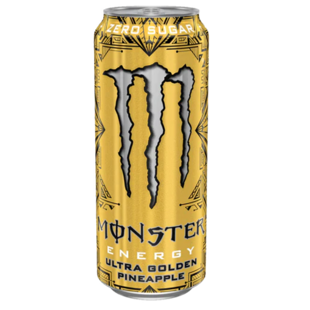 Monster Ultra Golden energetický nápoj bez cukru s příchutí ananasu 500 ml