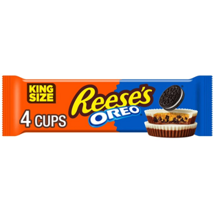 Reese's košíčky s čokoládou a bílým krémem plněné arašídovým máslem s kousky Oreo 79 g