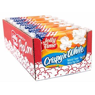 Jolly Time Crispy'n White sós popcorn 100 g 18 darabos csomagban