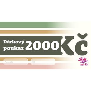 Ajándékutalvány 2000 CZK - online